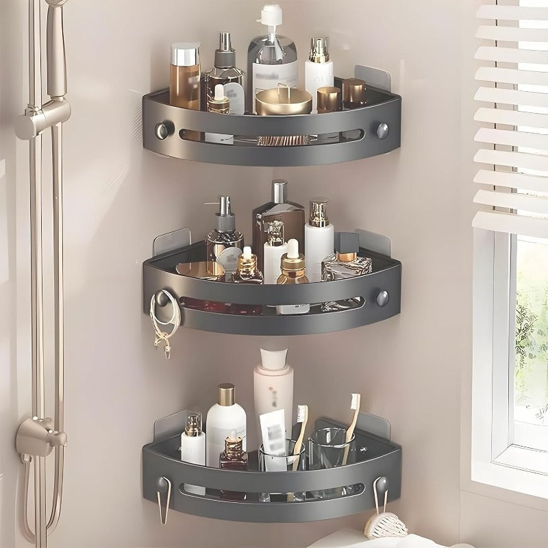 No-Drill Triangle Shower Caddy